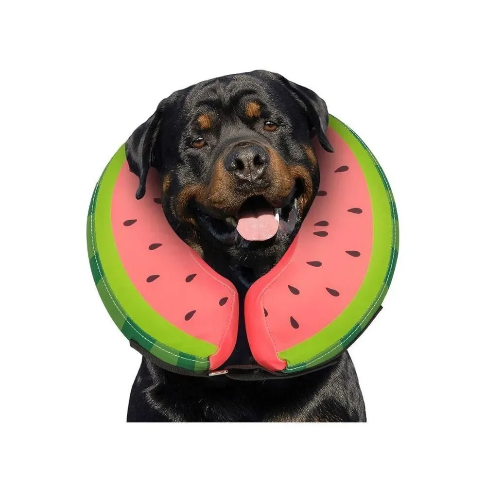 NEW Soft Dog Cone After Surgery Inflatable Pet Recovery Collar XL